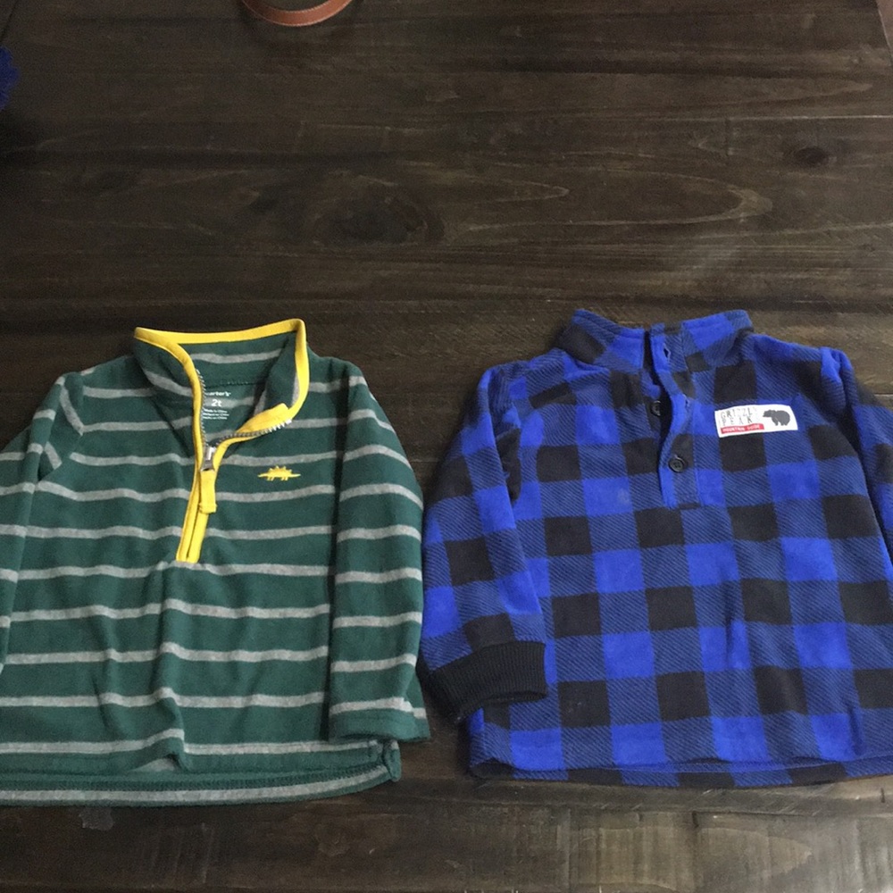 Two fleece jackets